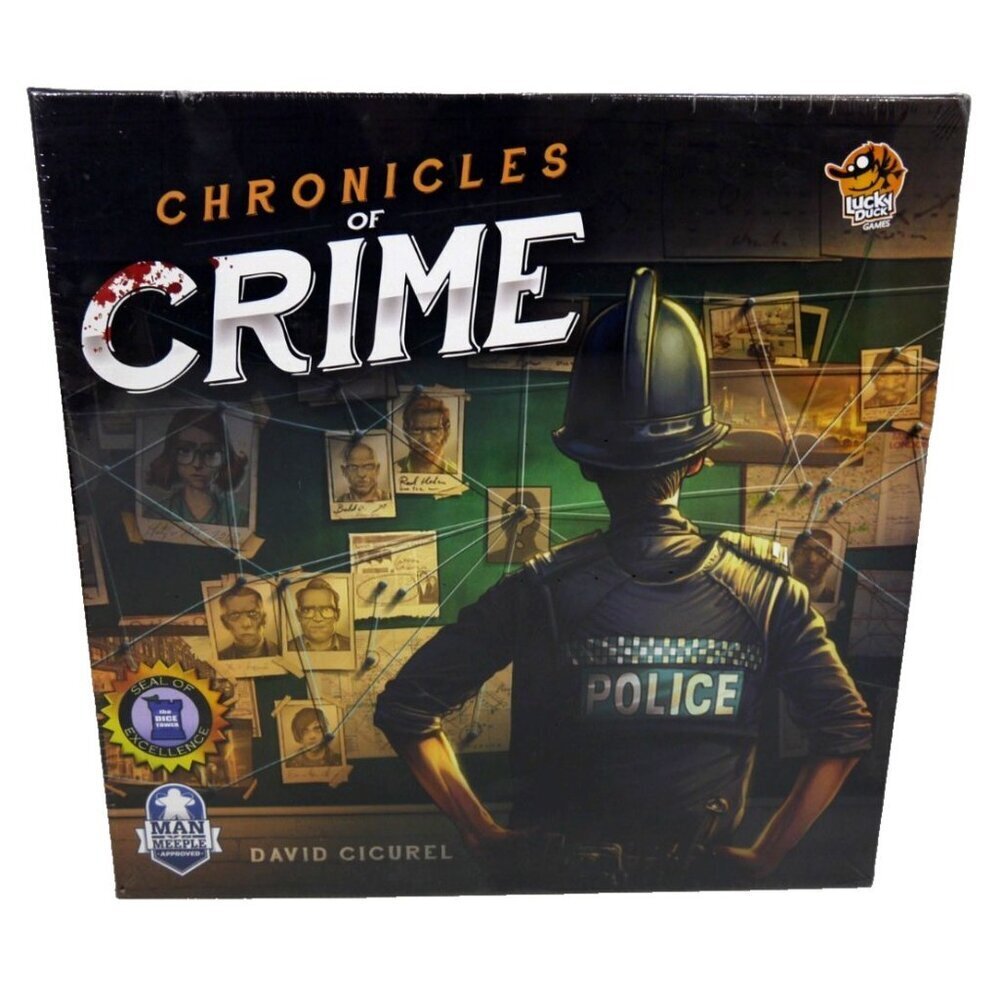 CHRONICLES OF CRIME detective game by David Cicurel LUCKY DUCK GAMES 2018, NEW